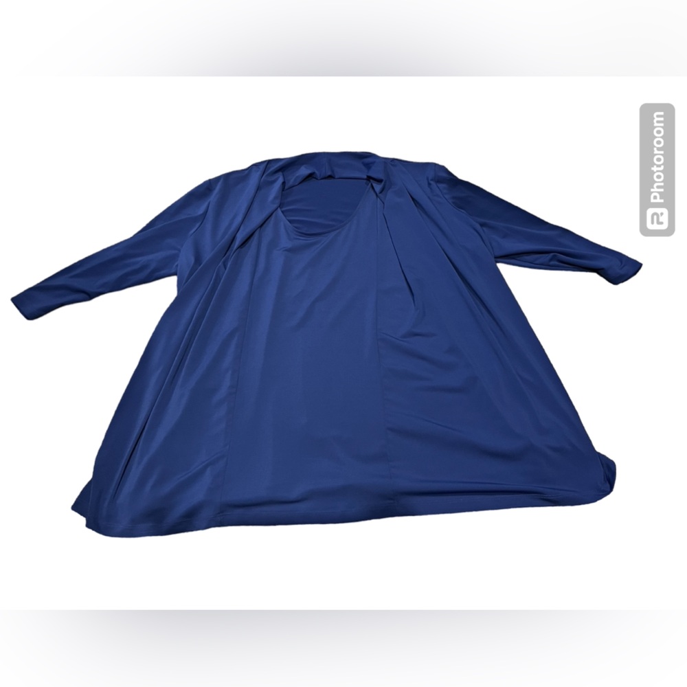 Soft works blue quarter sleeve shirt